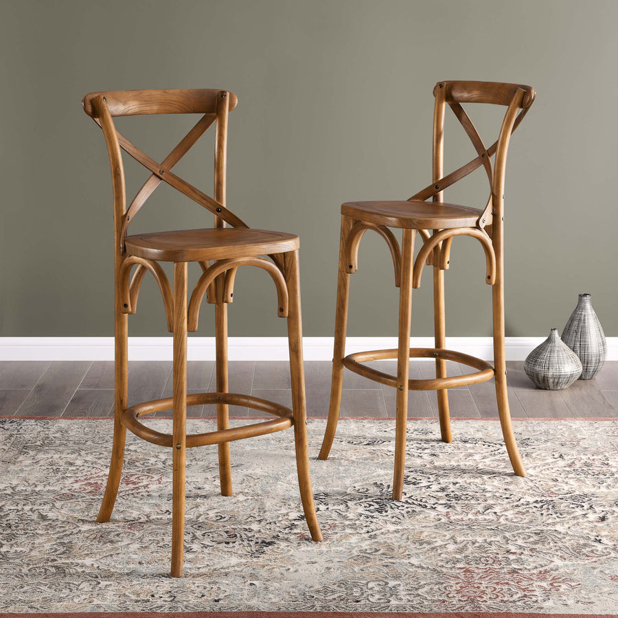 Juniper Bar Stool in Walnut
