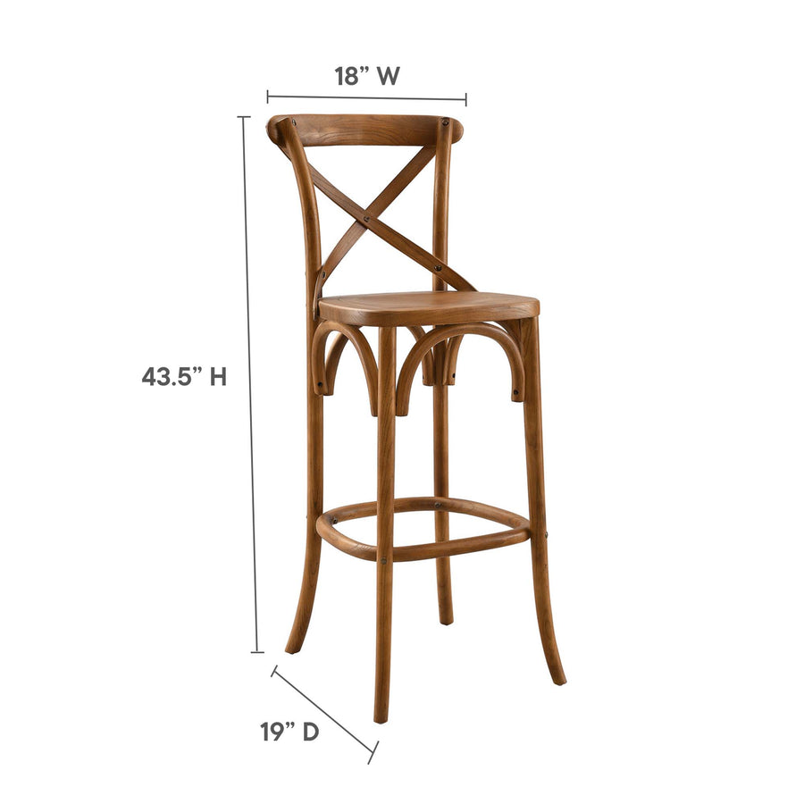 Juniper Bar Stool in Walnut