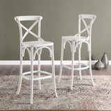 Juniper Bar Stool in White