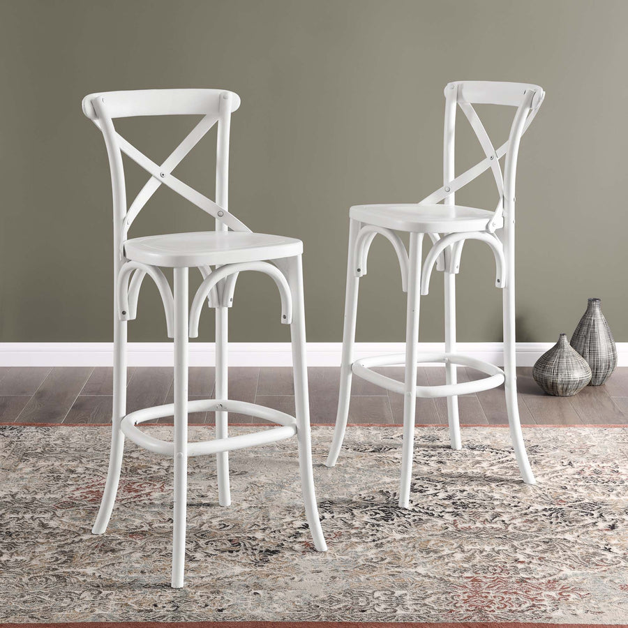 Juniper Bar Stool in White