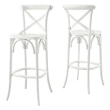 Juniper Bar Stool in White