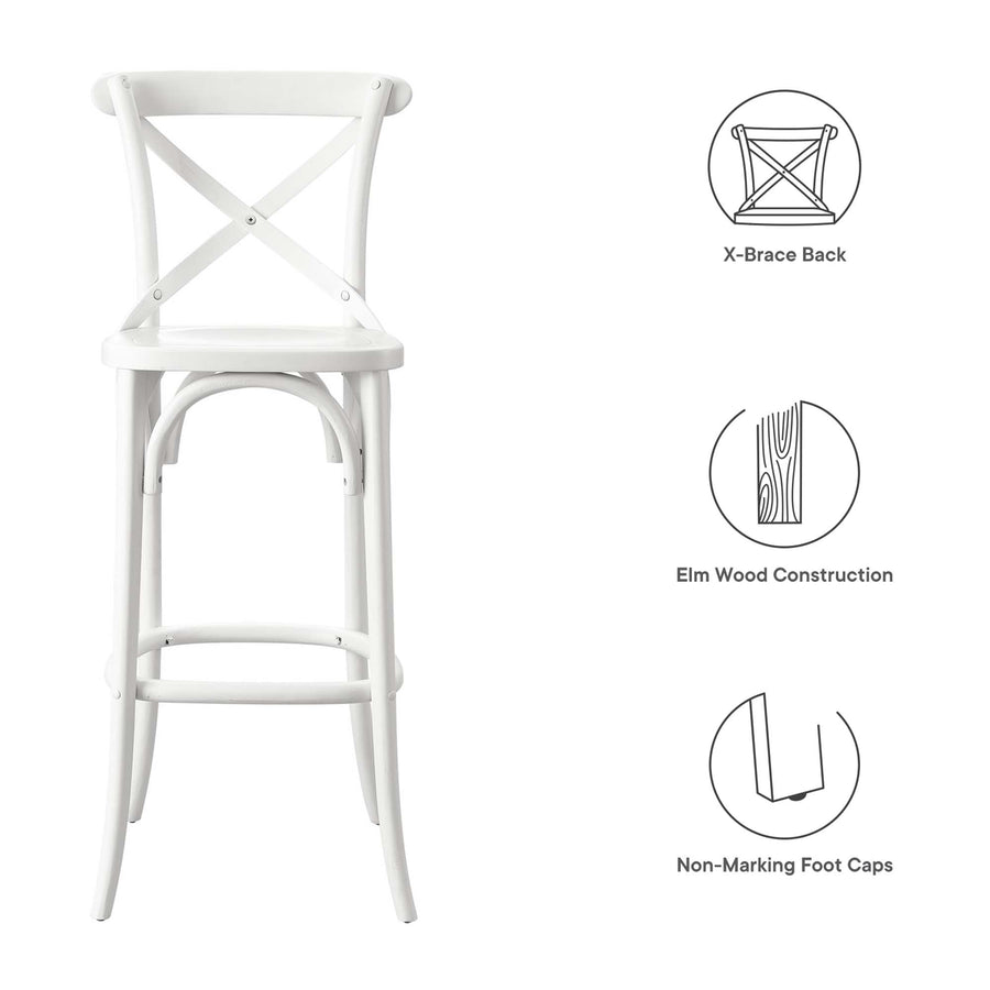 Juniper Bar Stool in White