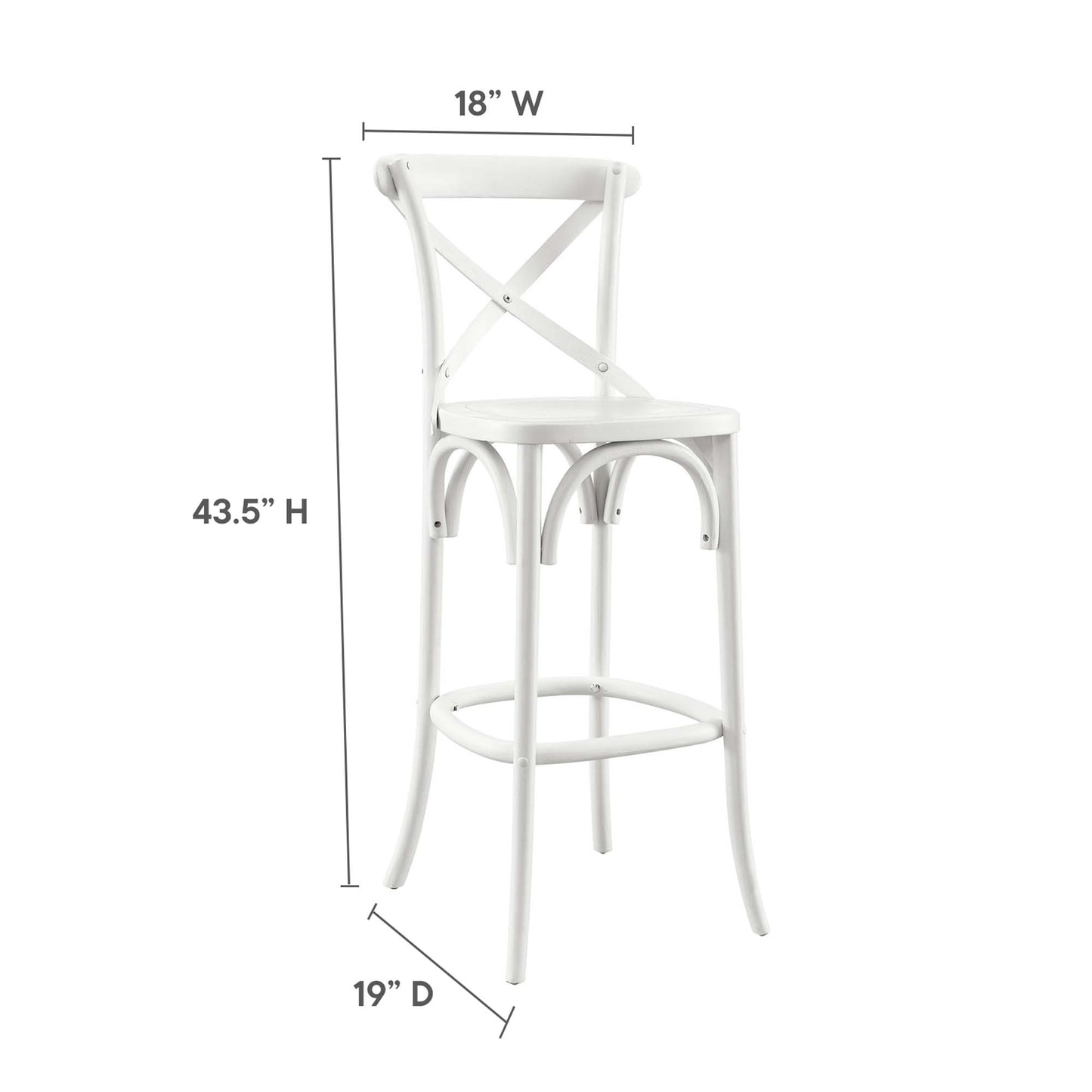Gear Bar Stool by Furniture For America