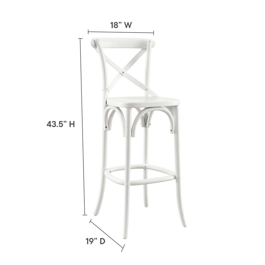 Juniper Bar Stool in White