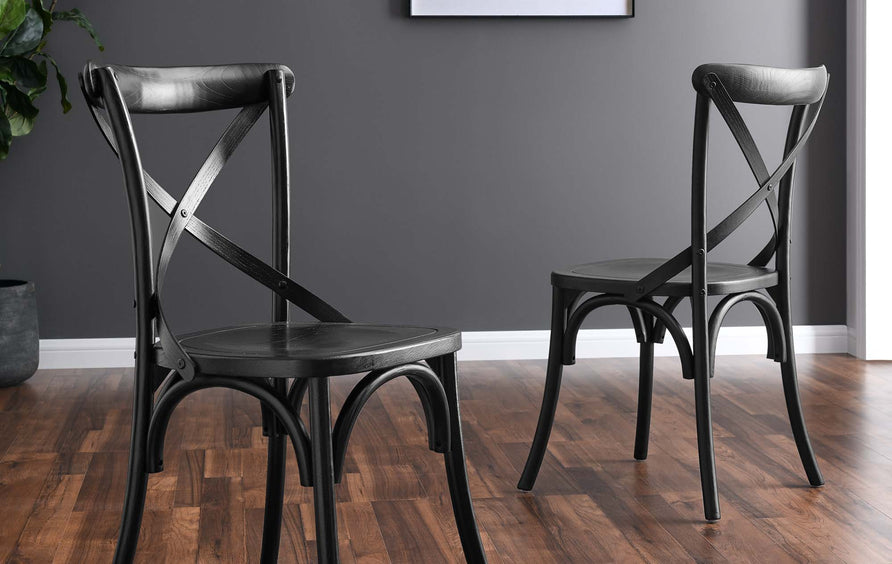 Juniper Dining Side Chair in Black