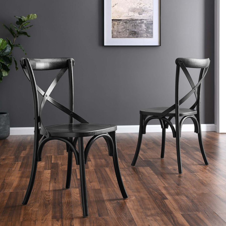 Juniper Dining Side Chair in Black
