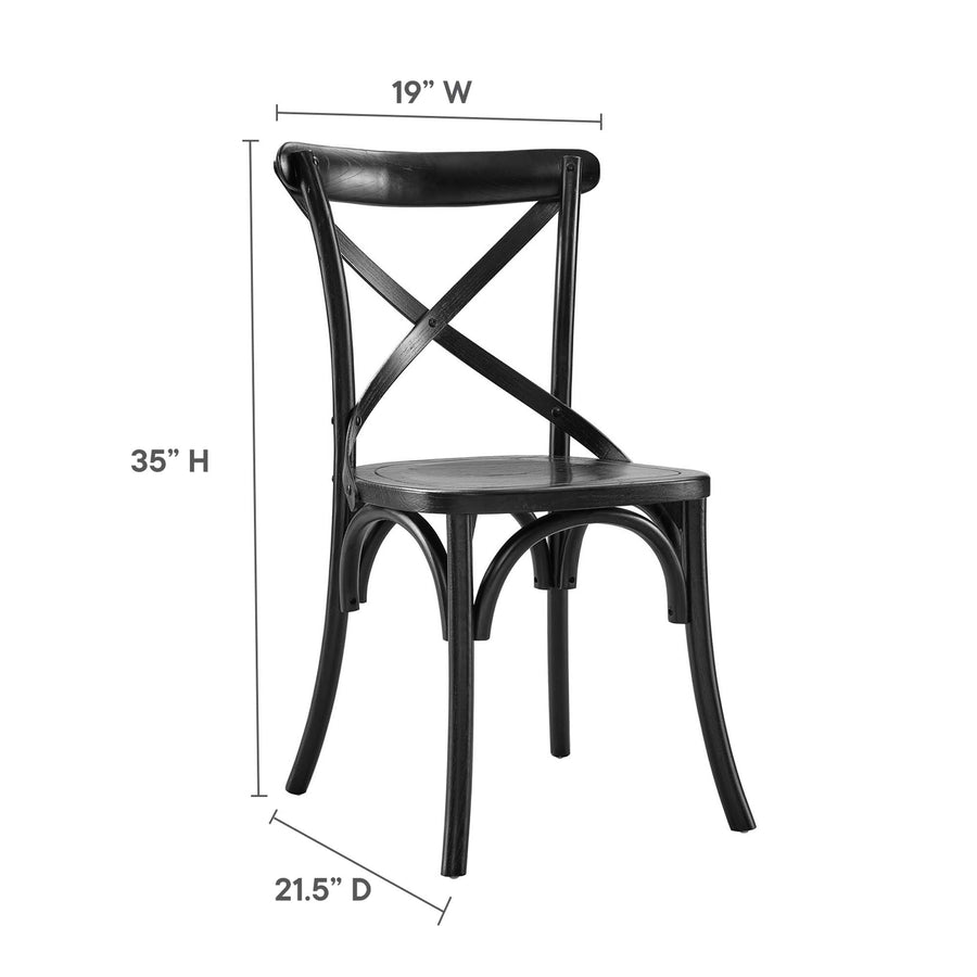 Juniper Dining Side Chair in Black