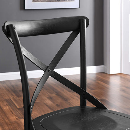 Gear Dining Side Chair in Black