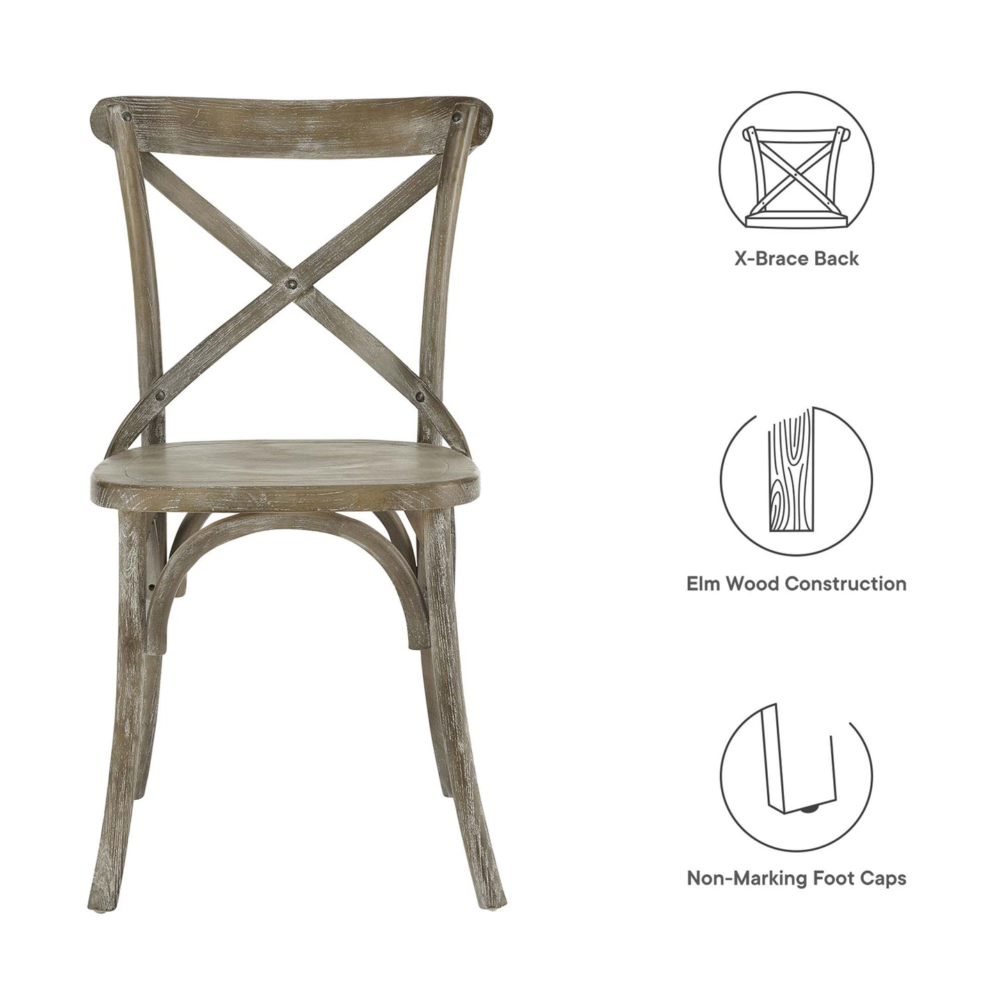 Juniper Dining Side Chair in Gray
