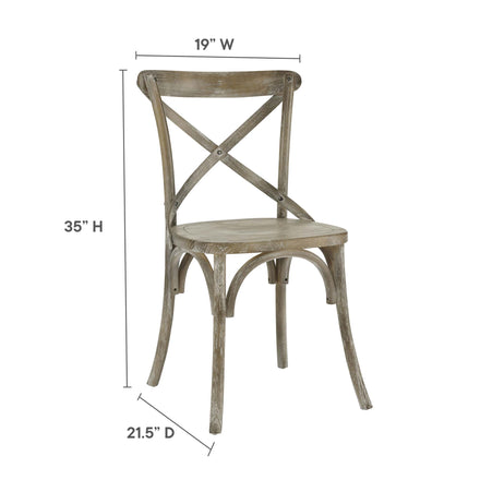 Gear Dining Side Chair in Gray