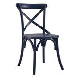 Juniper Dining Side Chair in Midnight Blue