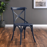 Juniper Dining Side Chair in Midnight Blue