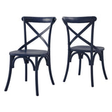 Juniper Dining Side Chair in Midnight Blue