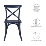 Juniper Dining Side Chair in Midnight Blue