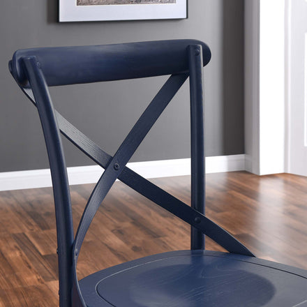 Gear Dining Side Chair in Midnight Blue