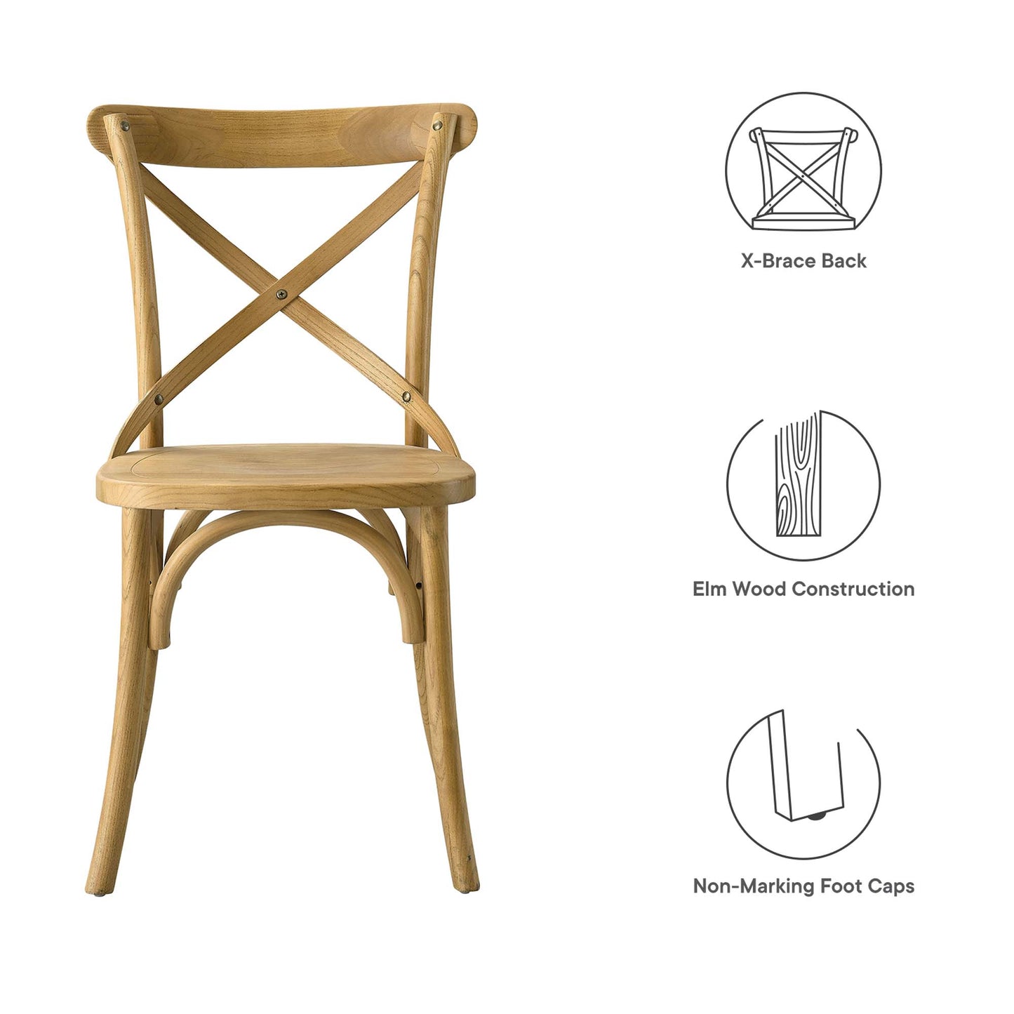 Juniper Dining Side Chair in Natural