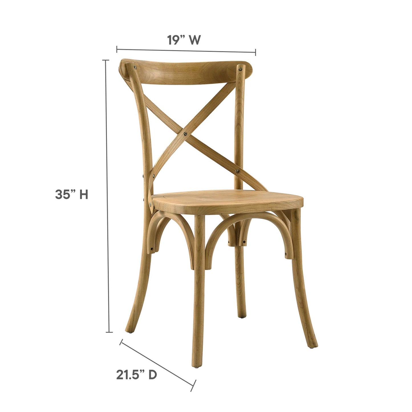 Juniper Dining Side Chair in Natural