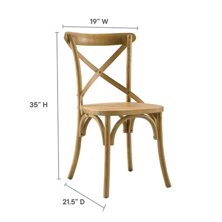 Gear Dining Side Chair in Natural