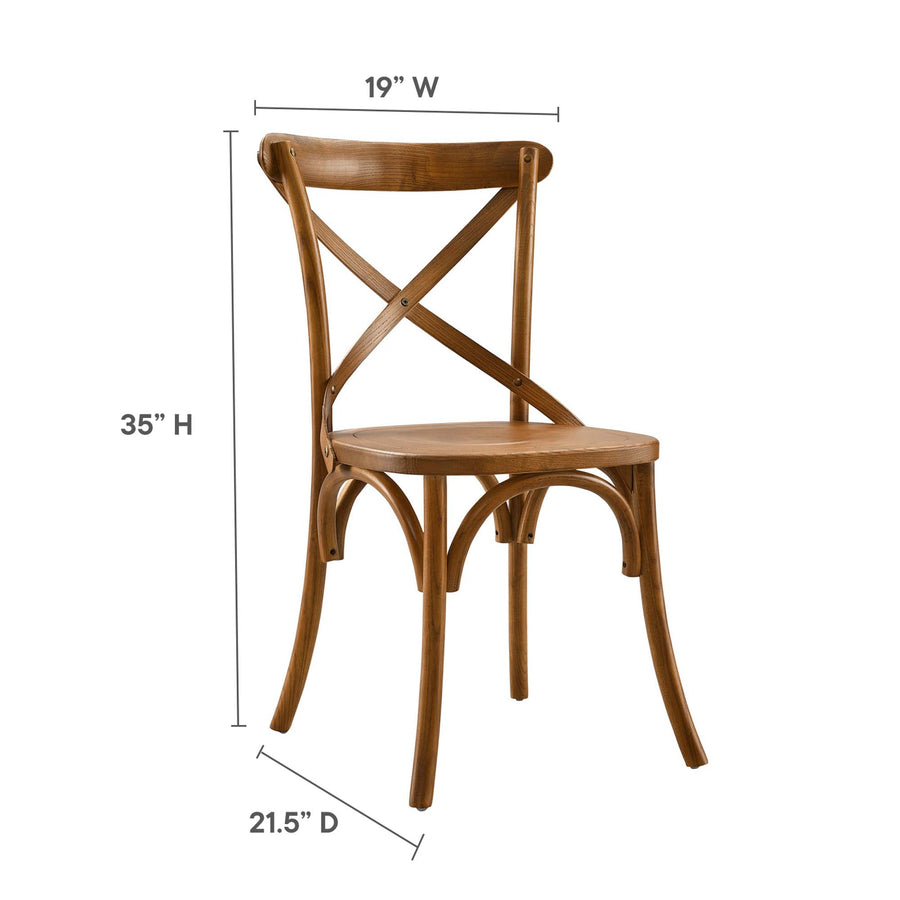 Juniper Dining Side Chair in Walnut