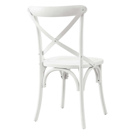 Gear Dining Side Chair in White