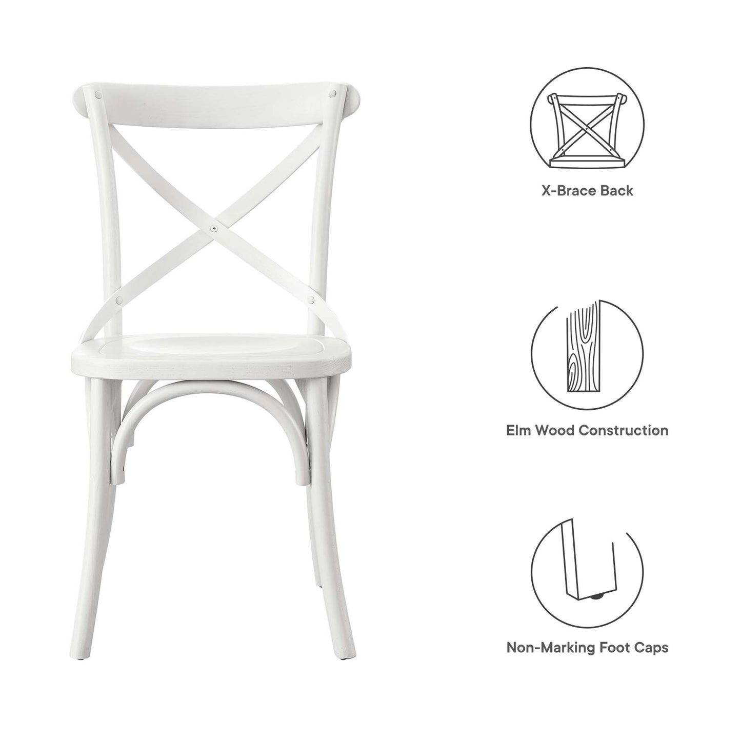 Juniper Dining Side Chair in White