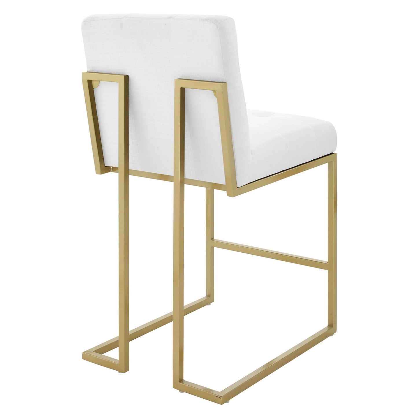 Privy Upholstered Fabric Counter Stool Set of 2 by Furniture For America