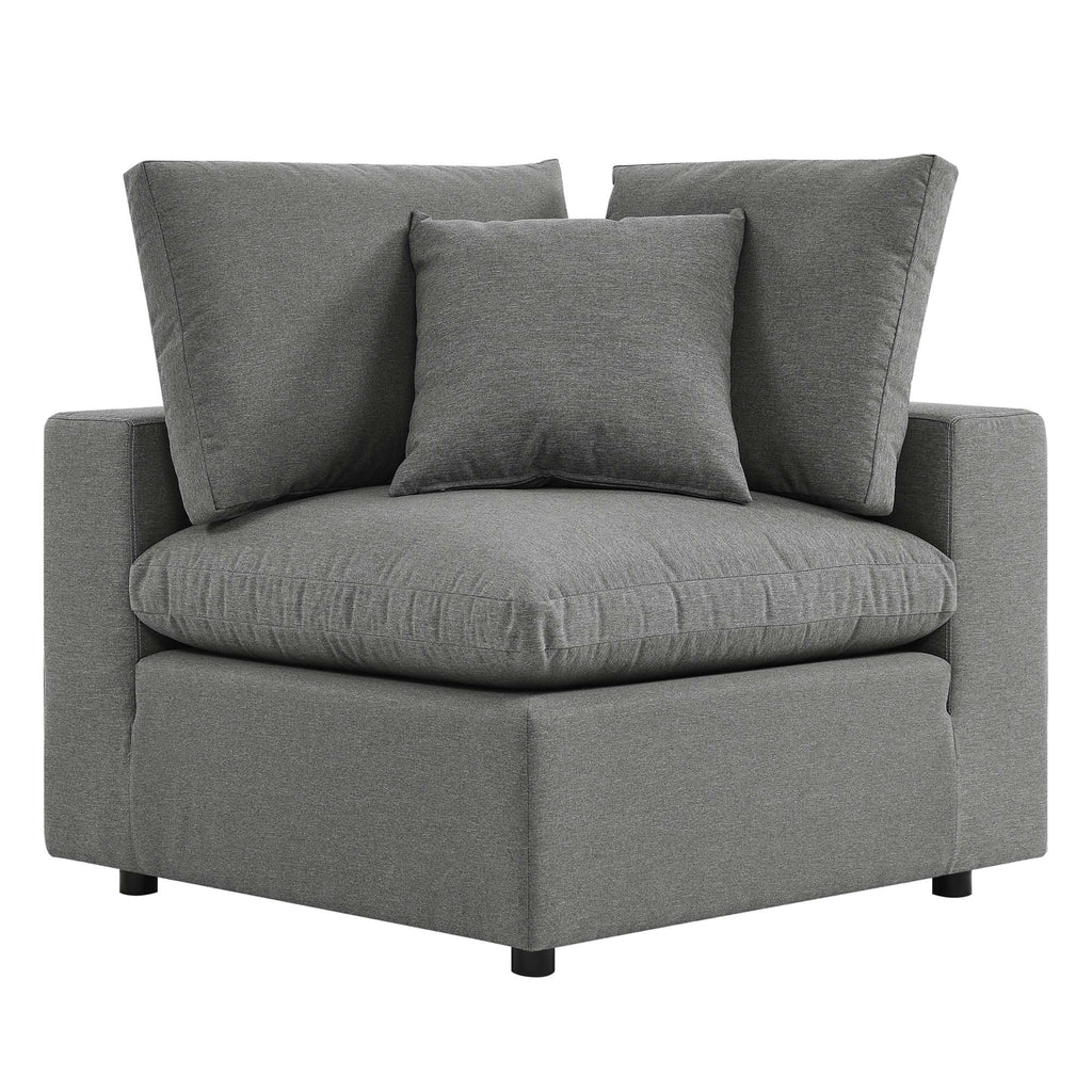 Commix Overstuffed Outdoor Patio Loveseat by Furniture for America