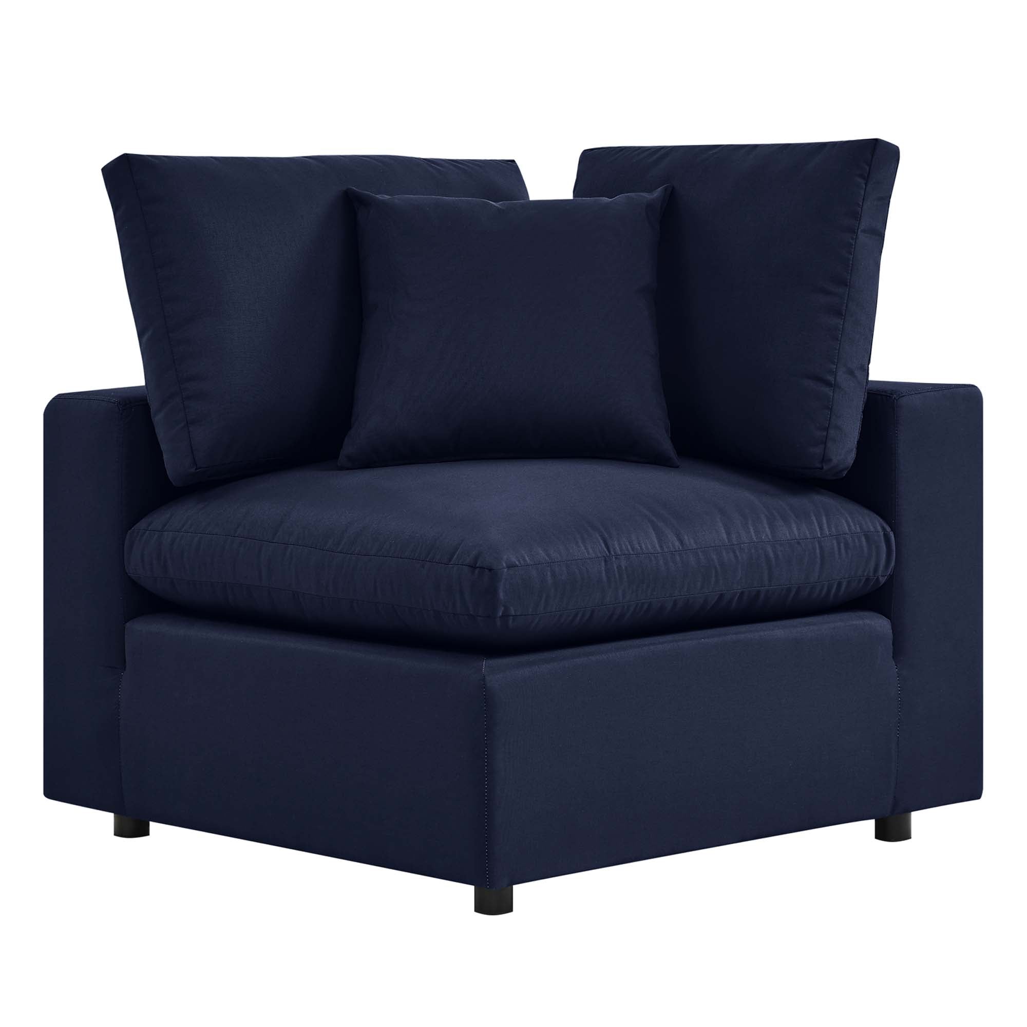 Commix Overstuffed Outdoor Patio Loveseat by Furniture for America
