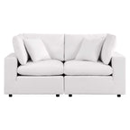 Commix Overstuffed Outdoor Patio Loveseat by Furniture for America