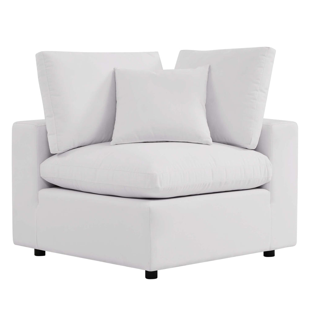 Commix Overstuffed Outdoor Patio Loveseat by Furniture for America