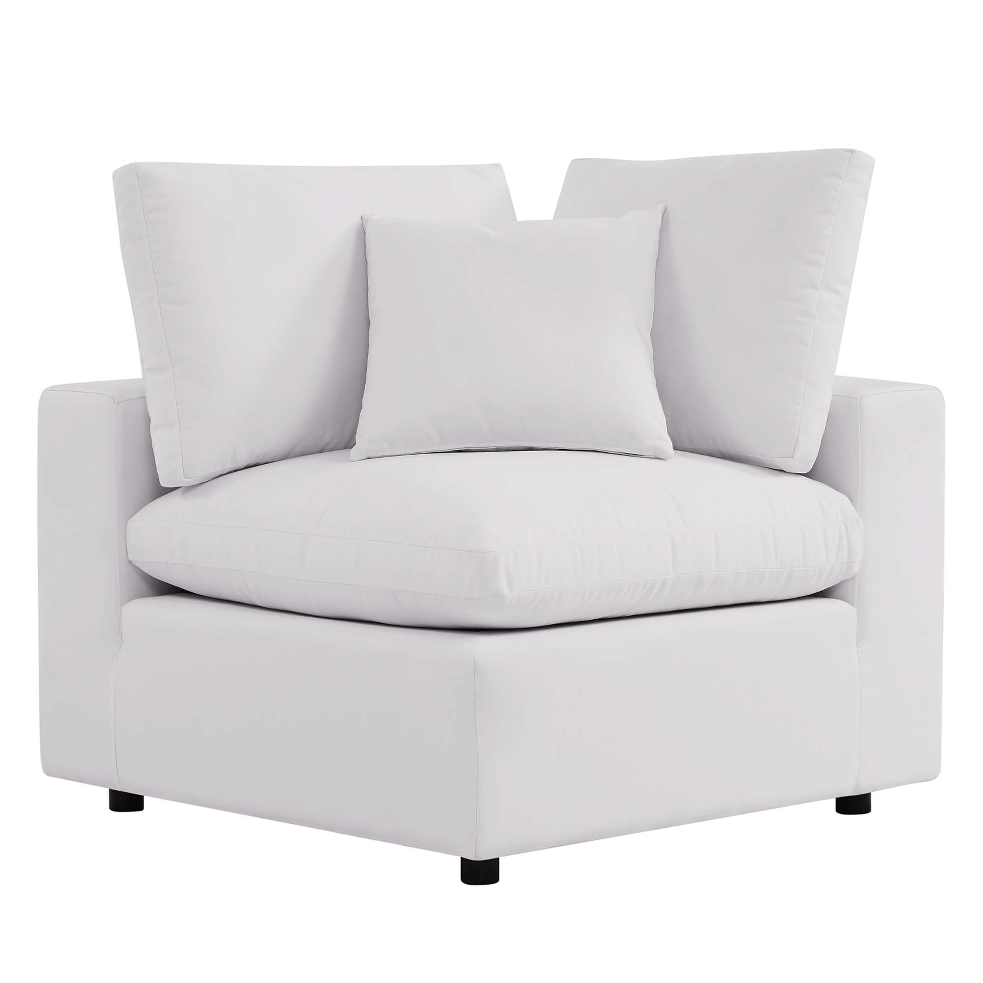 Commix Overstuffed Outdoor Patio Loveseat by Furniture for America