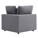 Linden Sunbrella® Outdoor Patio Loveseat in Gray