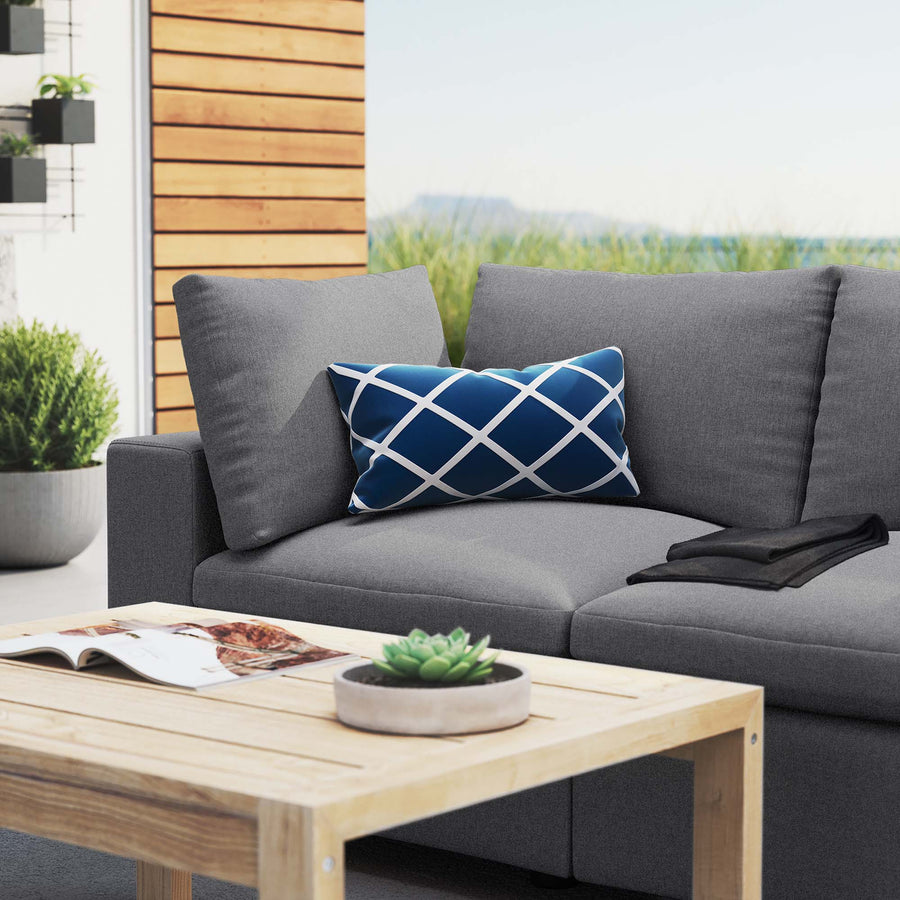 Linden Sunbrella® Outdoor Patio Loveseat in Gray