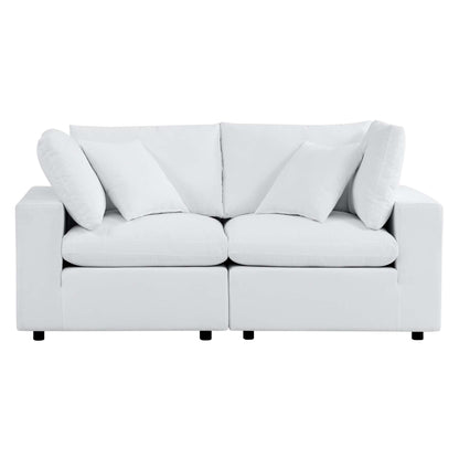 Commix Sunbrella® Outdoor Patio Loveseat by Furniture for America