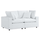 Linden Sunbrella® Outdoor Patio Loveseat in White