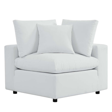 Commix Sunbrella® Outdoor Patio Loveseat in White