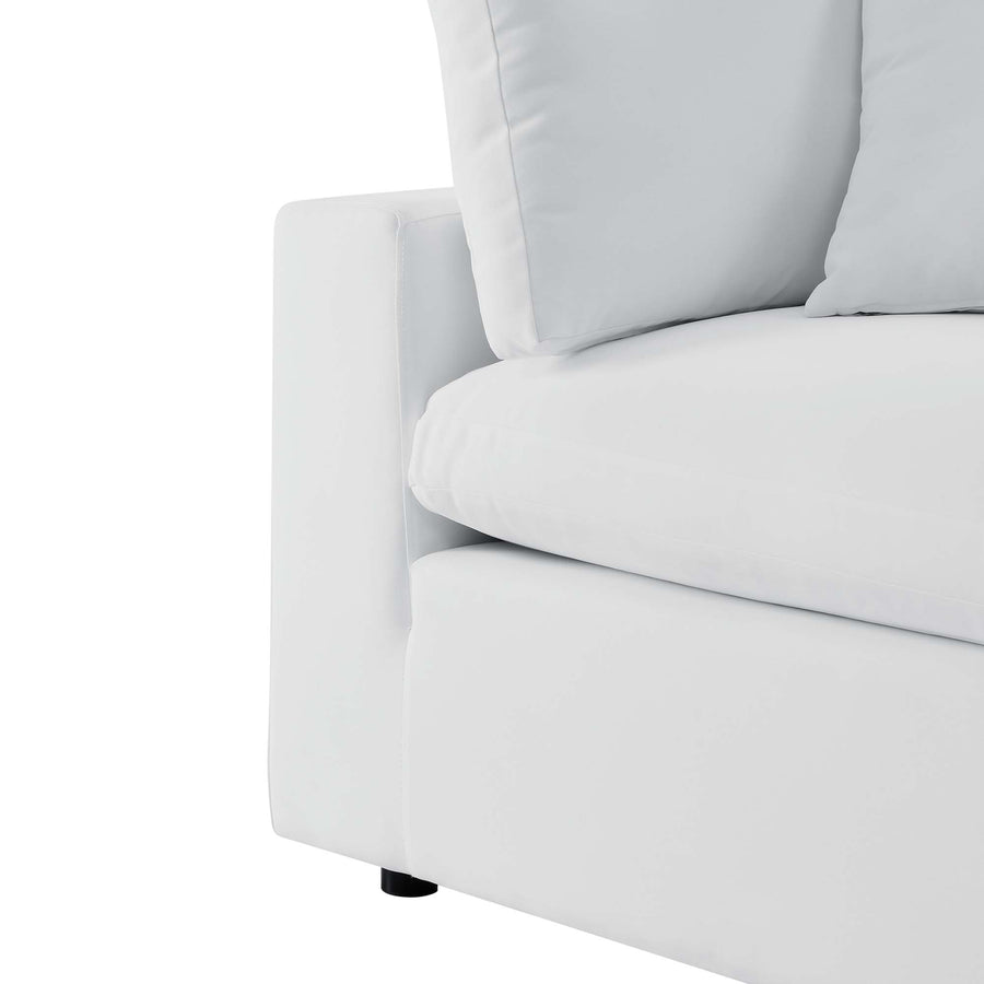 Linden Sunbrella® Outdoor Patio Loveseat in White