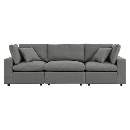 Commix Overstuffed Outdoor Patio Sofa by Furniture For America