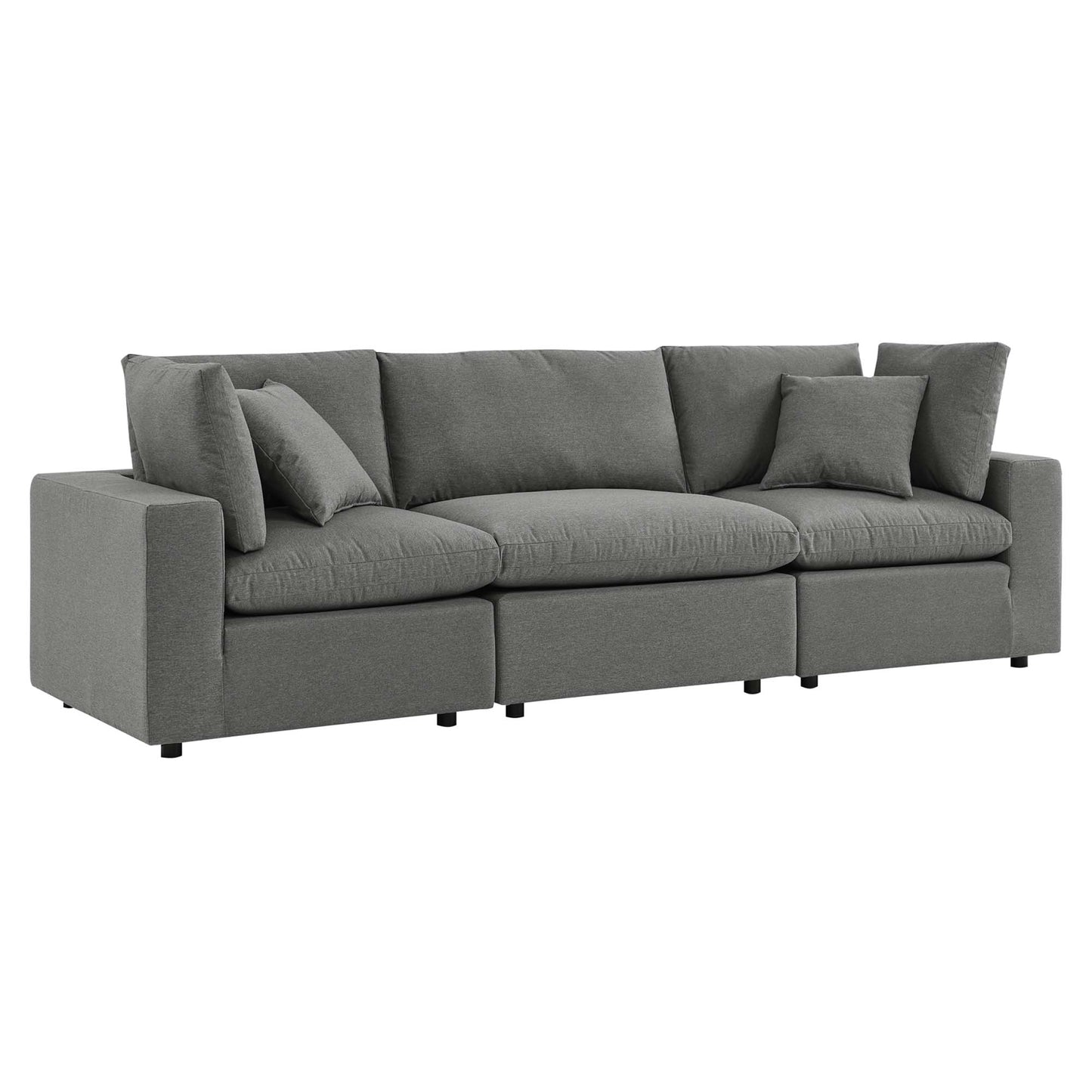 Commix Overstuffed Outdoor Patio Sofa by Furniture For America