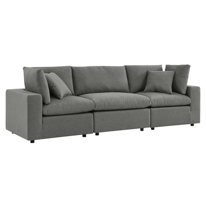 Commix Overstuffed Outdoor Patio Sofa by Furniture For America