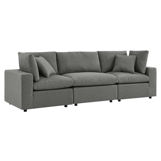 Commix Overstuffed Outdoor Patio Sofa by Furniture For America
