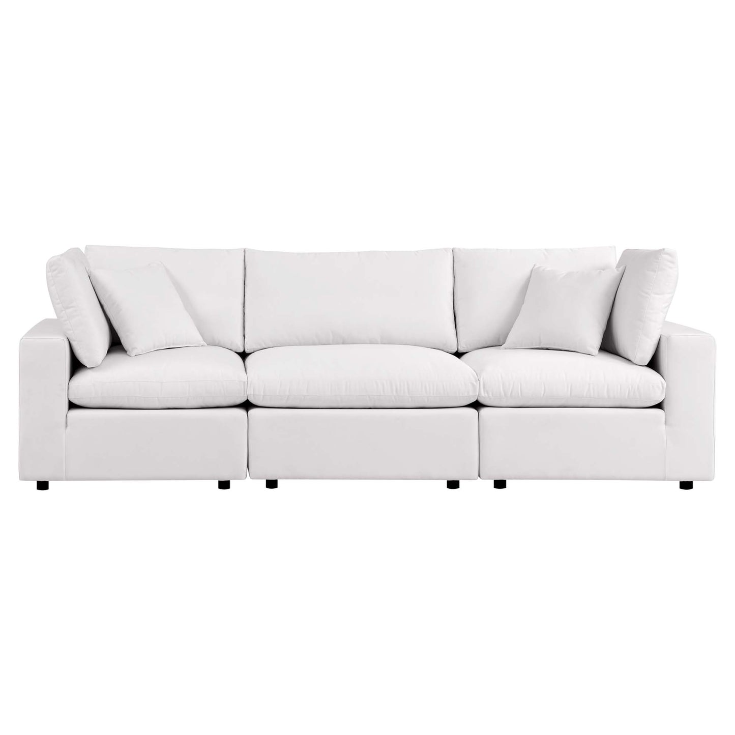 Commix Overstuffed Outdoor Patio Sofa by Furniture For America
