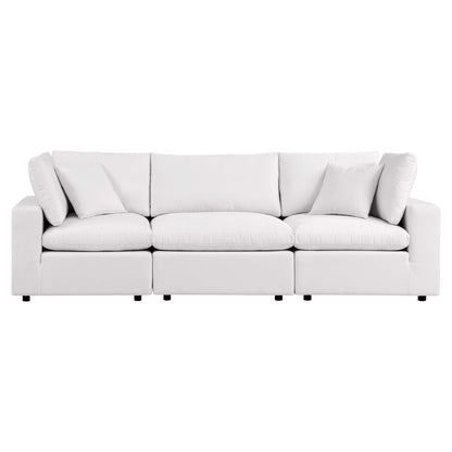 Commix Overstuffed Outdoor Patio Sofa by Furniture For America