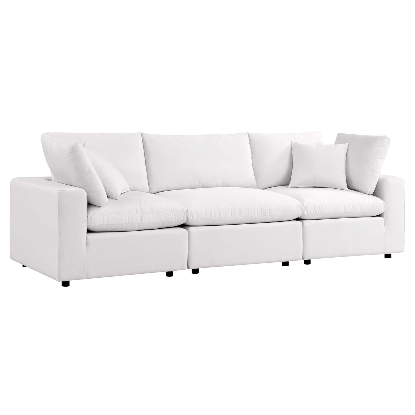 Commix Overstuffed Outdoor Patio Sofa by Furniture For America