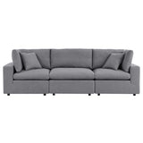 Linden Sunbrella® Outdoor Patio Sofa in Gray