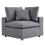 Linden Sunbrella® Outdoor Patio Sofa in Gray