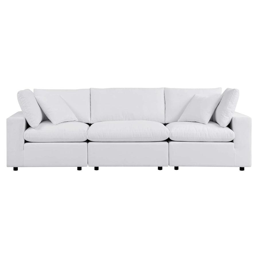 Linden Sunbrella® Outdoor Patio Sofa in White