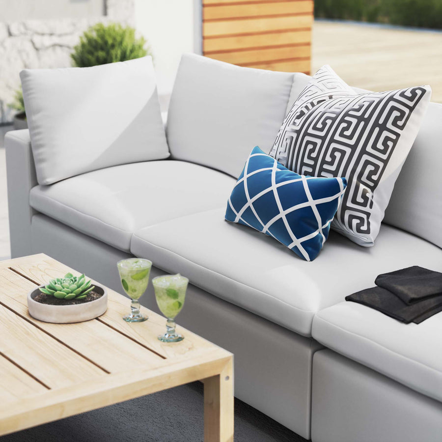 Linden Sunbrella® Outdoor Patio Sofa in White