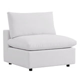 Linden 5-Piece Outdoor Patio Sectional Sofa in White