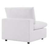 Linden 5-Piece Outdoor Patio Sectional Sofa in White